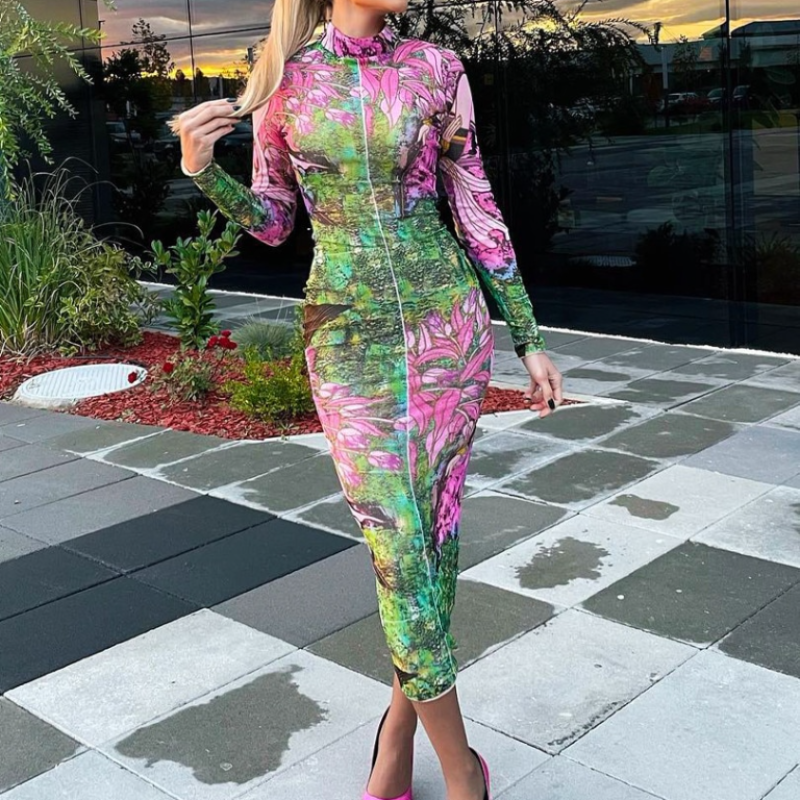 Dusky Diva Drape Dress