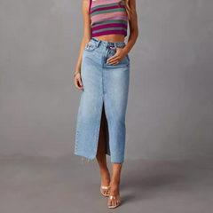 Elegant Ease Midi Skirt