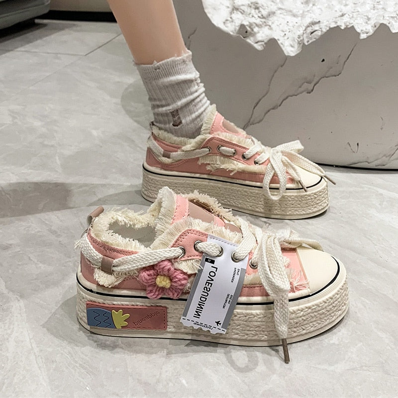 Flora Platform Sneakers