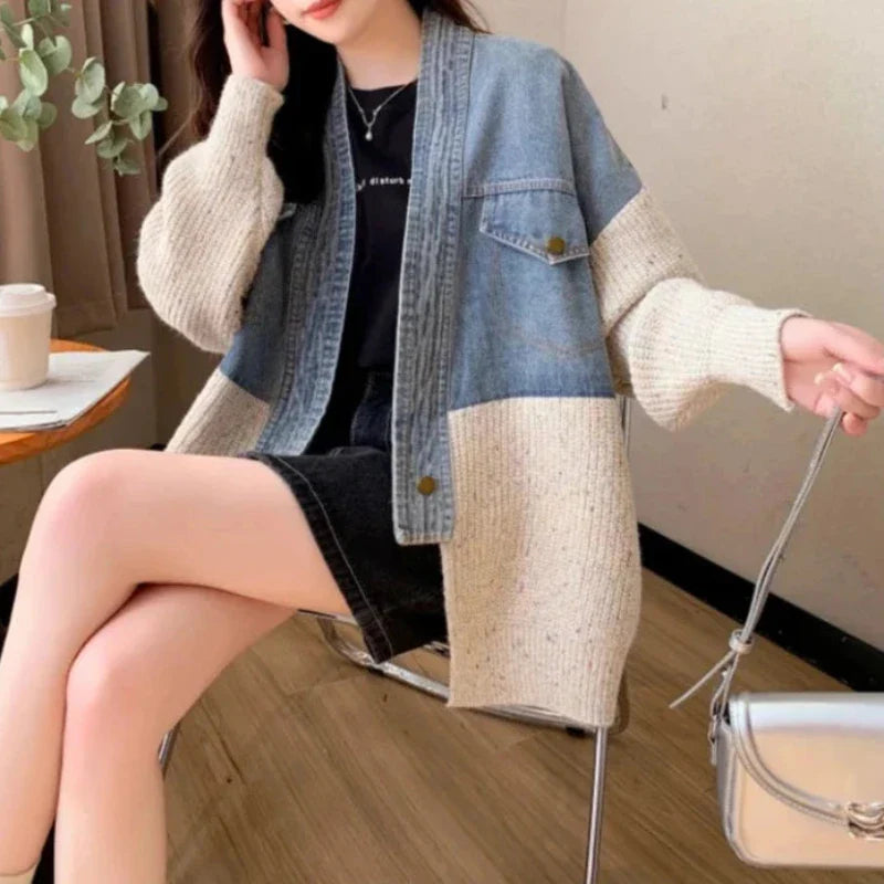 Lazy Dazy Denim Cardigan