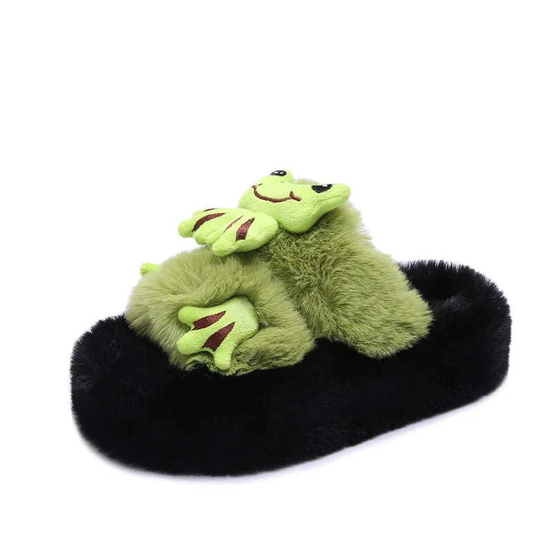 Funny Wild Plush Slippers