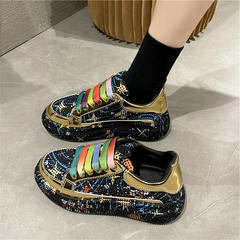 VividVibe Rhinestone Sandals