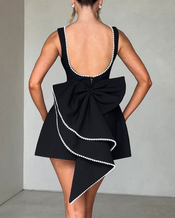 Enchantress Bow Mini Dress