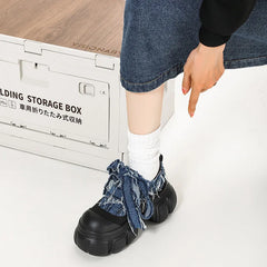 Vincy Denim Booties