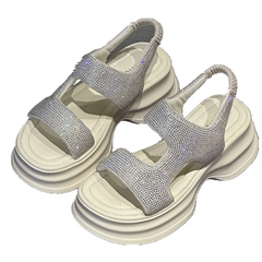 Robie Glit Platform Sandals