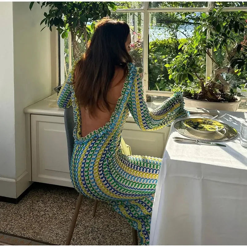 Feminine Flare Maxi Dress