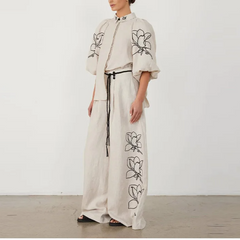 Lidia's Flower Retro Suit
