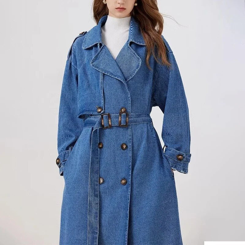 Gina Vintage Denim Trench