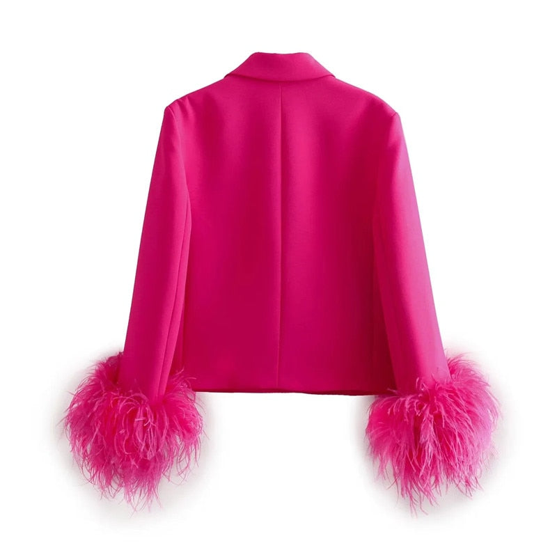 Pom Pom Barbie Blazer