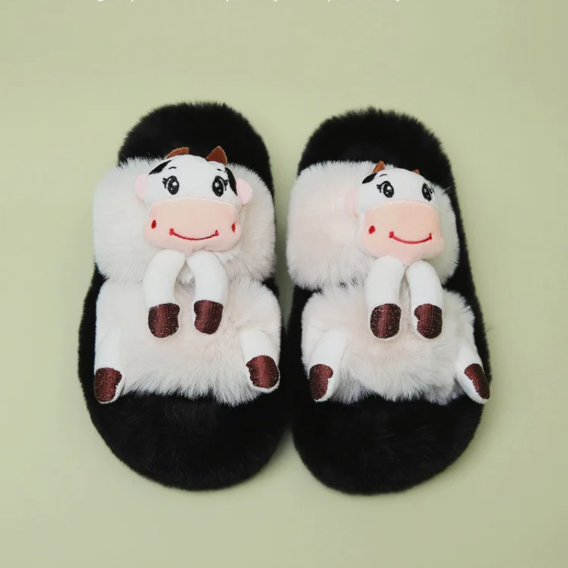 Funny Wild Plush Slippers