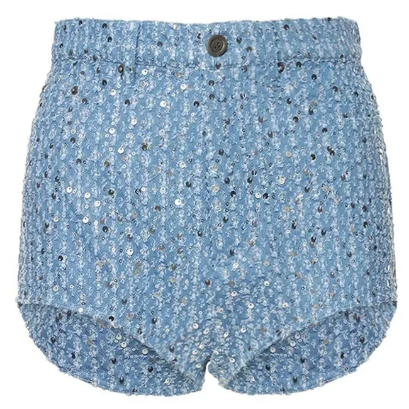 Felly Sequined Denim Set
