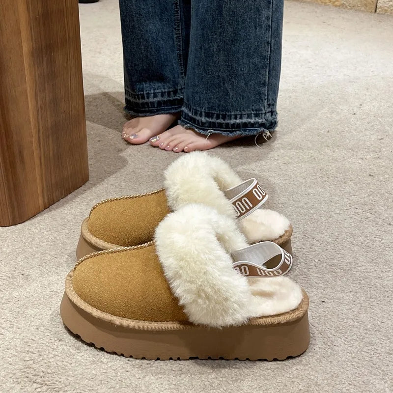 Corolla Fur Slippers