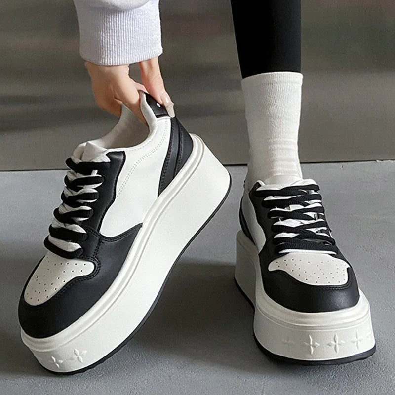 Elevate Elegance Platform Sneakers