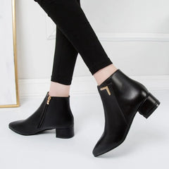 Waterproof Plus Size Comfortable Soft Bottom Platform Ankle Boot