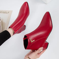 Waterproof Plus Size Comfortable Soft Bottom Platform Ankle Boot