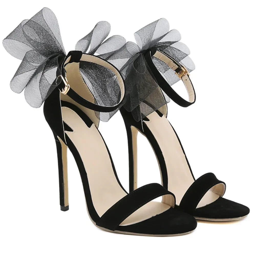 Bling Rhinestone Pointed PVC Clear Slingback High Heel