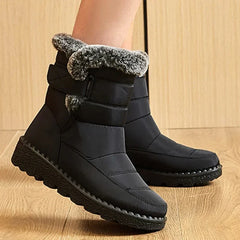 Boots Snow Plush Shoes Woman Platform Women's Boots Flat Keep Warm Shoes Casual Plus Size Boots Botas Mujer