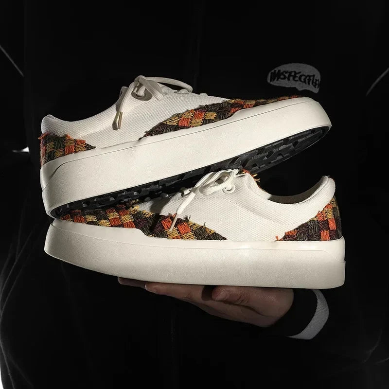 Breathable Lace Up Outdoor Sneakers Skateboard