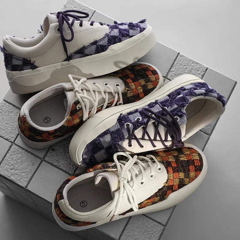 Breathable Lace Up Outdoor Sneakers Skateboard
