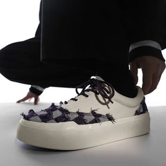 Breathable Lace Up Outdoor Sneakers Skateboard