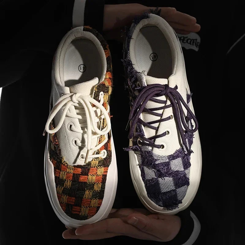Breathable Lace Up Outdoor Sneakers Skateboard
