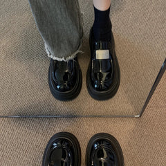 Fur Platform Comfortable Creepers Retro Casual Modis Loafers