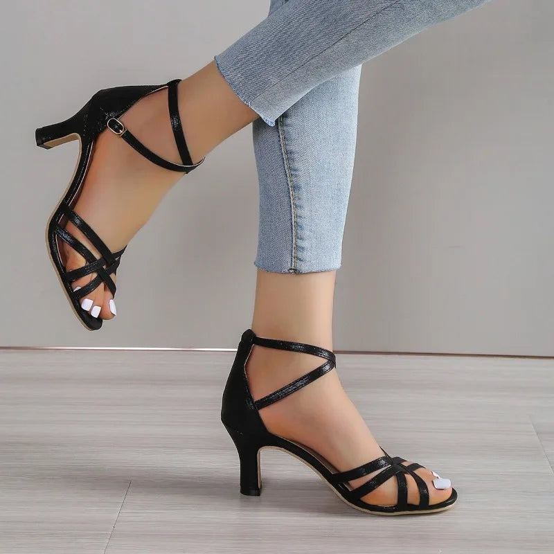 Slip-on Solid Pointed Office Stylish Modern Low Heel Pumps
