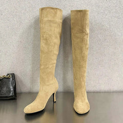 Elegant Trendy Pointed Toe Knee High Boots