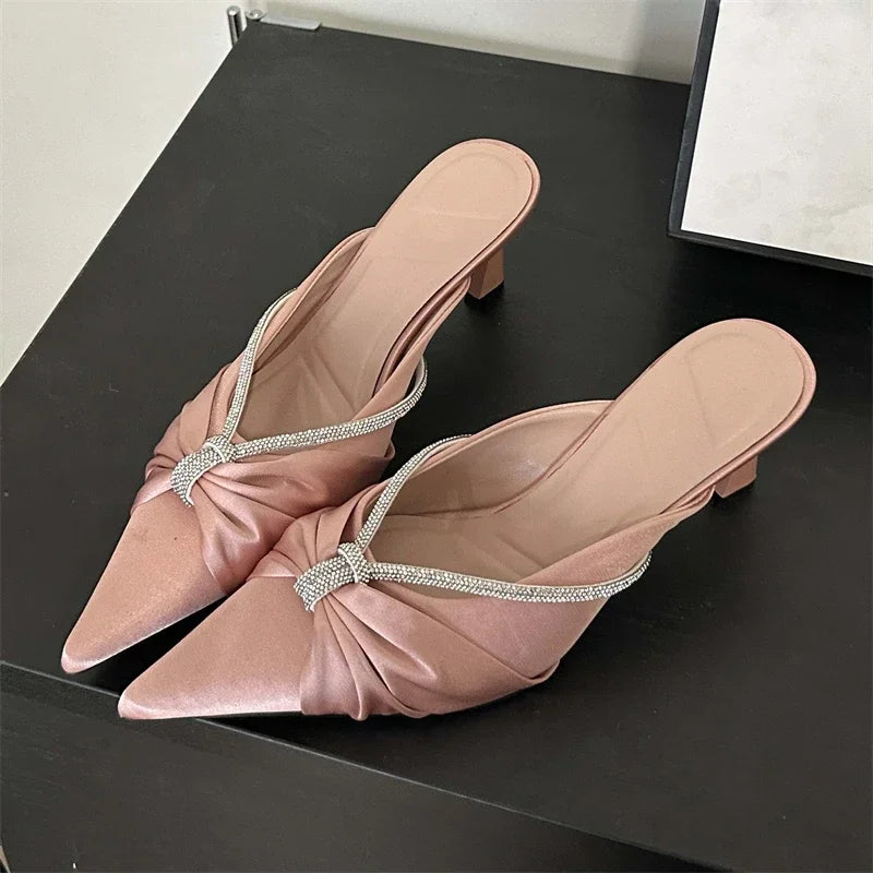 Trendy Pointed Toe Comfortable Casual Low Heel Pumps