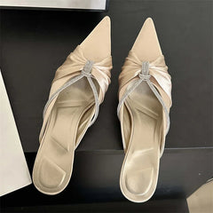 Trendy Pointed Toe Comfortable Casual Low Heel Pumps