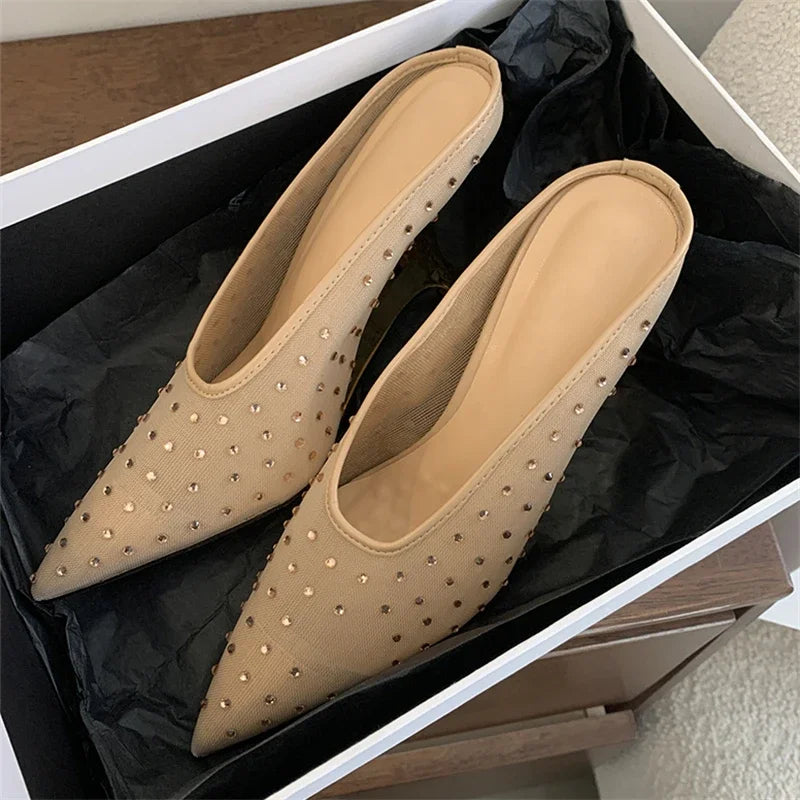 Unique Stylish Comfortable Elegant Low Heel Pumps