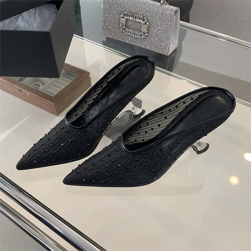 Unique Stylish Comfortable Elegant Low Heel Pumps