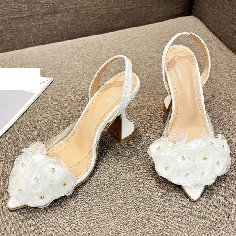 Designer Slingbacks Pointed Toe