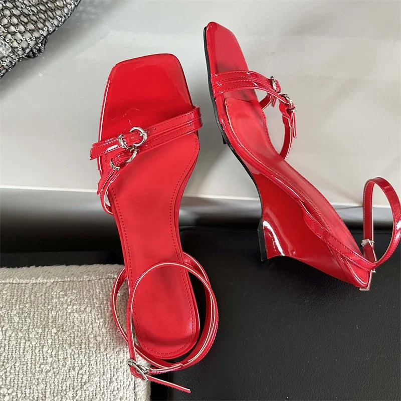 Unique Chic Low Heel Pumps