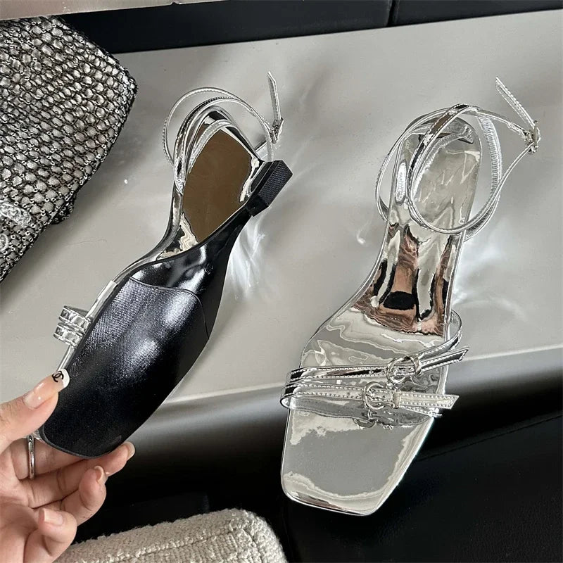 Unique Chic Low Heel Pumps
