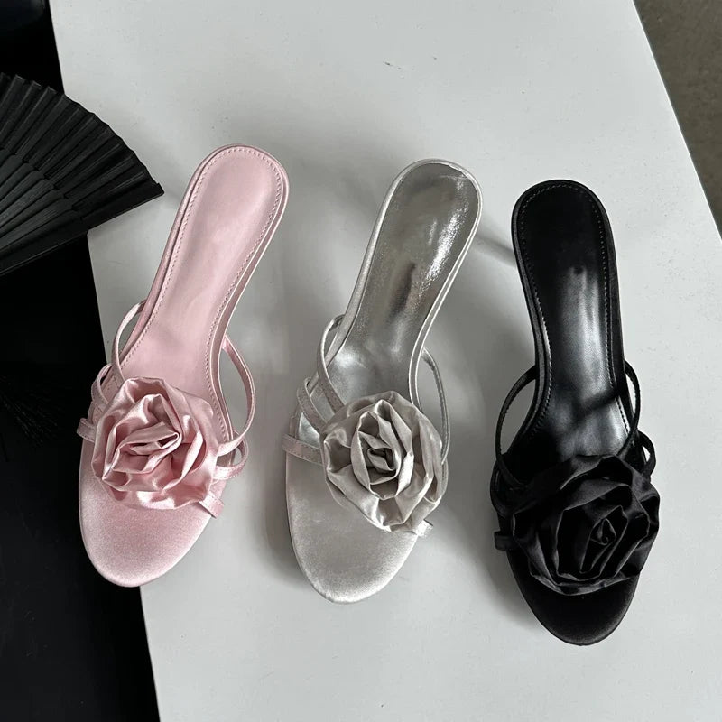 Mules Slides Shoes Low Heel Pumps