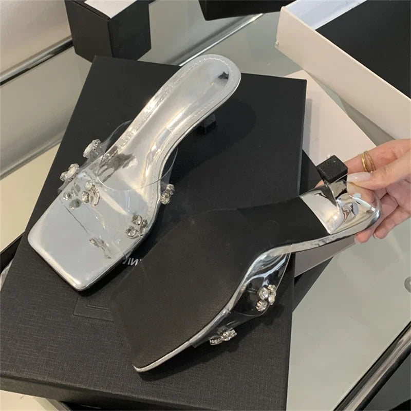 Casual Slide Shoes Low Heel Pumps