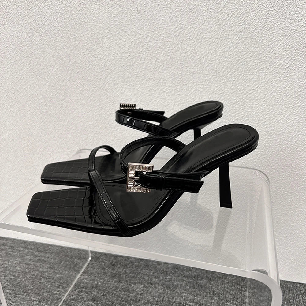 Thins Party Stripper Mules Slides Low Heel Pumps