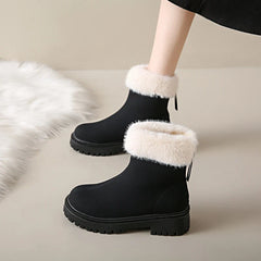 and Versatile Cotton Boots Botas De Mujer