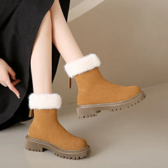Plush New Versatile Cotton Snow Boot