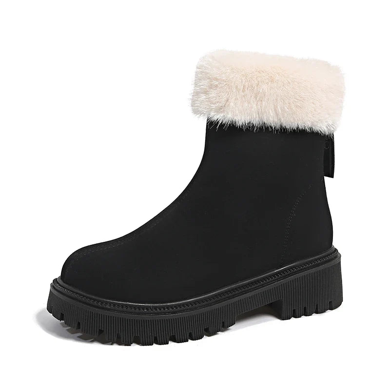 and Versatile Cotton Boots Botas De Mujer