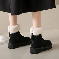 and Versatile Cotton Boots Botas De Mujer