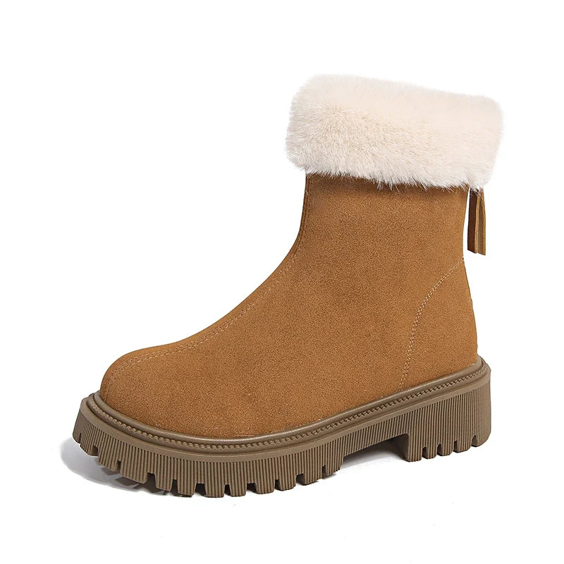 and Versatile Cotton Boots Botas De Mujer