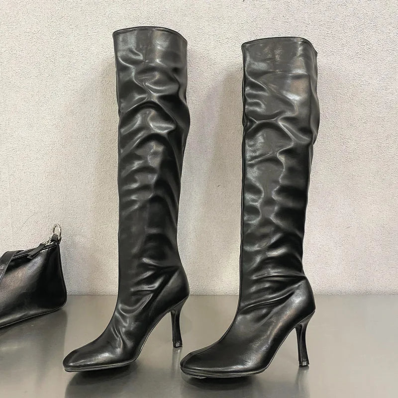 Unique Knee High Boots