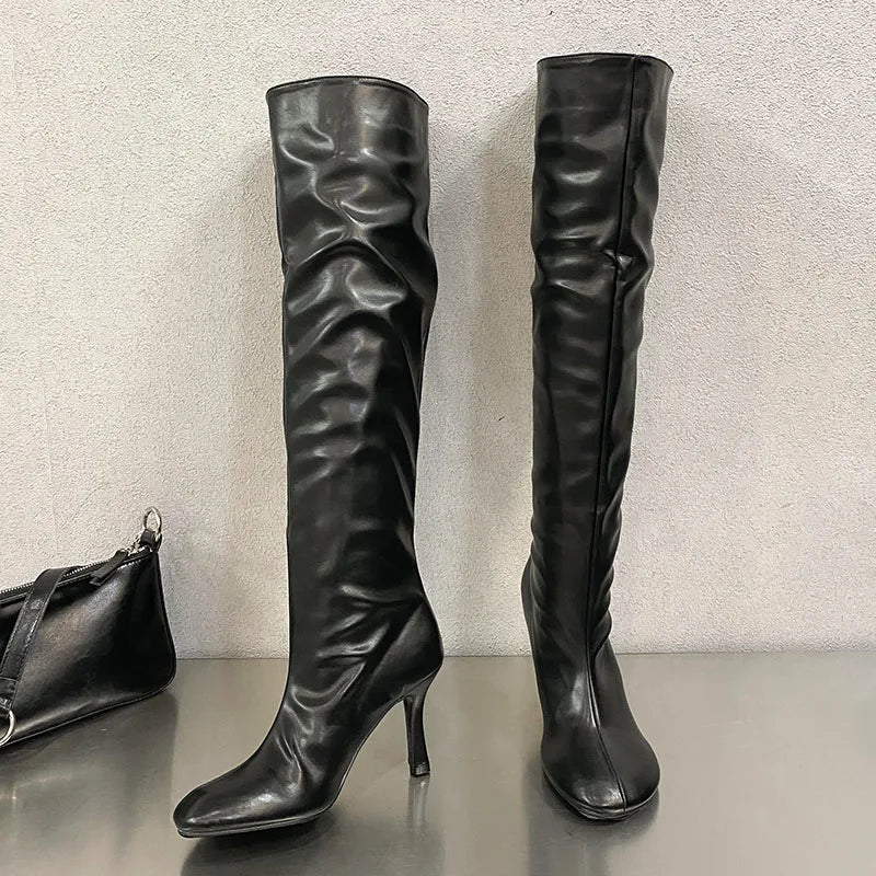 Unique Knee High Boots