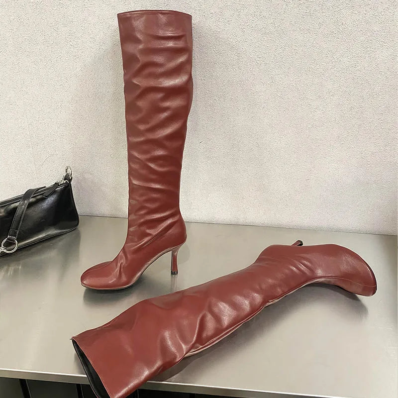 Unique Knee High Boots