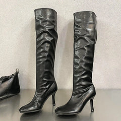 Unique Knee High Boots