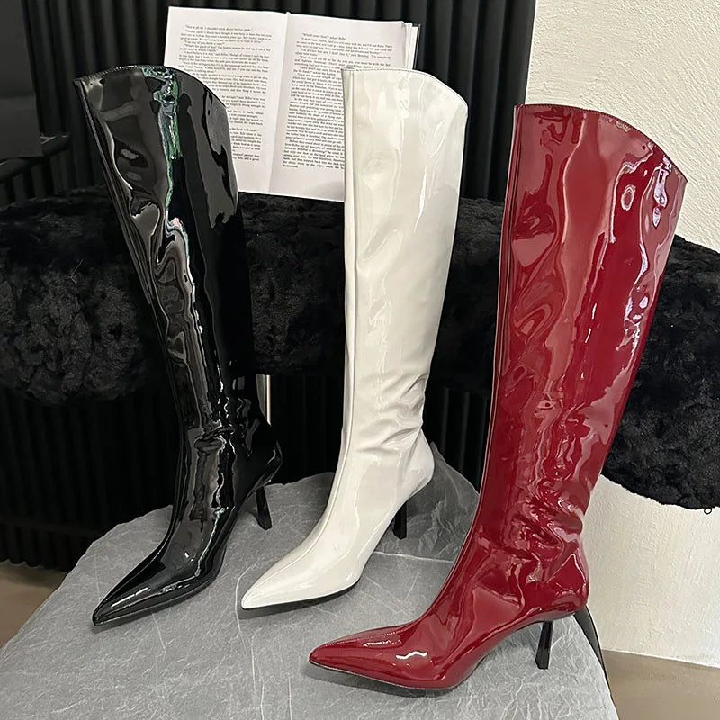 Elegant Stylish Chic Comfortable Modern Trendy Knee High Boots
