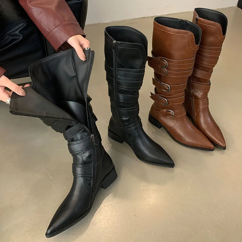 Trendy Stylish Comfortable Chic Unique Elegant Knee High Boots