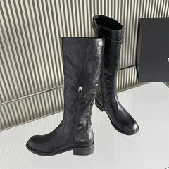 Unique Pointed Toe Comfortable Knee High Boots